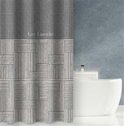 ΚΟΥΡΤΙΝΑ ΜΠΑΝΙΟΥ ΑΔΙΑΒΡΟΧΗ POLYESTER STENCIL SILVER 240X185ΕΚ. (ΥΦΑΣΜΑ: POLYESTER, ΧΡΩΜΑ: ΑΣΗΜΙ ) - - 5206480665820 GUY LAROCHE