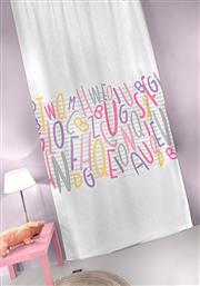 ΚΟΥΡΤΙΝΑ POLYESTER LETTERS PINK 145X270ΕΚ. (ΥΦΑΣΜΑ: POLYESTER, ΧΡΩΜΑ: ΡΟΖ) - - 5206480665127 GUY LAROCHE