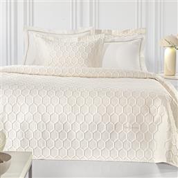 ΚΟΥΒΕΡΛΙ KING SIZE 250X240 HIVE ECRU (250X240) GUY LAROCHE