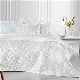 ΚΟΥΒΕΡΛΙ KING SIZE (ΣΕΤ 240X250) HIVE WHITE GUY LAROCHE
