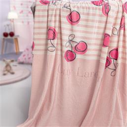 ΚΟΥΒΕΡΤΑ FLEECE ΜΟΝΗ 160X220 ULTRA SOFT CHERRIES (160X220) GUY LAROCHE από το AITHRIO