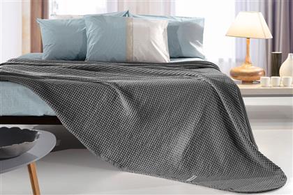 ΚΟΥΒΕΡΤΑ ΠΙΚΕ ΒΑΜΒΑΚΕΡΗ STONEWASHED ΥΠΕΡΔΙΠΛΗ ETERNITY ANTHRACITE 230X240ΕΚ. (ΥΦΑΣΜΑ: ΒΑΜΒΑΚΙ 100%, ΧΡΩΜΑ: ΑΝΘΡΑΚΙ, ΜΕΓΕΘΟΣ: ΥΠΕΡΔΙΠΛΑ) - - 5206480596865 GUY LAROCHE
