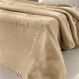 ΚΟΥΒΕΡΤΑ ΒΕΛΟΥΤΕ ΥΠΕΡΔΙΠΛΗ 220X240 LOGO ALMOND (220X240) GUY LAROCHE