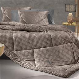 ΚΟΥΒΕΡΤΟΠΑΠΛΩΜΑ ΥΠΕΡΔΙΠΛΟ 220X240 PROFILE COCOA (220X240) GUY LAROCHE