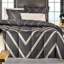 ΠΑΠΛΩΜΑΤΟΘΗΚΗ ΜΕΜΟΝΩΜΕΝΗ ΥΠΕΡΔΙΠΛΗ 225X245 CANYON ANTHRACITE (225X245) GUY LAROCHE