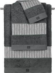 ΠΕΤΣΕΤΕΣ ΜΠΑΝΙΟΥ (ΣΕΤ 3ΤΜΧ) TUDOR GREY - ANTHRACITE 500GSM GUY LAROCHE