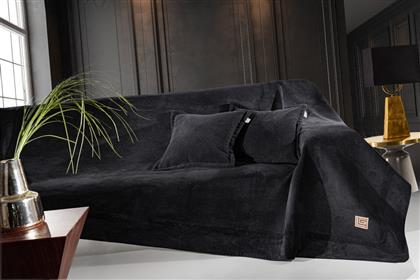 ΡΙΧΤΑΡΙ ΔΙΘΕΣΙΟΣ SUEDE MICROFIBER RUBICON BLACK 170X250ΕΚ. (ΥΦΑΣΜΑ: MICROFIBER, ΧΡΩΜΑ: ΜΑΥΡΟ) - - 5206480604157 GUY LAROCHE