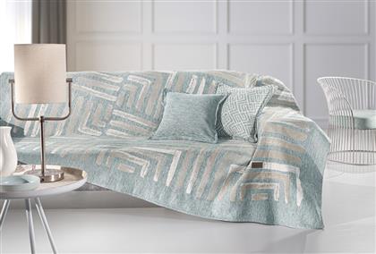 ΡΙΧΤΑΡΙ ΠΟΛΥΘΡΟΝΑΣ 180X150ΕΚ. POLYCOTTON CHENILLE DALI AQUA (ΥΦΑΣΜΑ: 37% ΒΑΜΒΑΚΙ-21% POLYESTER-42% ACRYLIC, ΧΡΩΜΑ: AQUA) - - 5206480654350 GUY LAROCHE