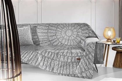 ΡΙΧΤΑΡΙ ΠΟΛΥΘΡΟΝΑΣ POLYCOTTON CHENILLE SIREN GREY 180X150ΕΚ. (ΧΡΩΜΑ: ΓΚΡΙ, ΥΦΑΣΜΑ: 37% ΒΑΜΒΑΚΙ-21% POLYESTER-42% ACRYLIC) - - 5206480640797 GUY LAROCHE