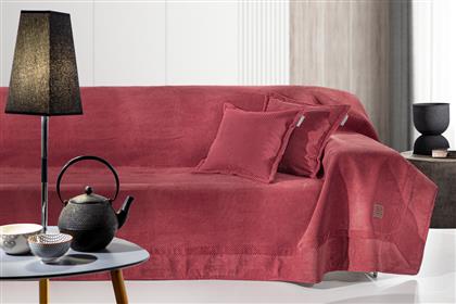 ΡΙΧΤΑΡΙ ΠΟΛΥΘΡΟΝΑΣ SUEDE MICROFIBER RUBICON BURGUNDY 170X150ΕΚ. (ΥΦΑΣΜΑ: MICROFIBER) - - 5206480604195 GUY LAROCHE από το 24HOME