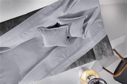 ΡΙΧΤΑΡΙ ΤΡΙΘΕΣΙΟΣ SUEDE MICROFIBER RUBICON SILVER 170X300ΕΚ. (ΥΦΑΣΜΑ: MICROFIBER, ΧΡΩΜΑ: ΑΣΗΜΙ ) - - 5206480600814 GUY LAROCHE