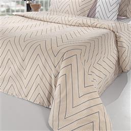 ΣΕΝΤΟΝΙΑ ΥΠΕΡΔΙΠΛΑ (ΣΕΤ) 170X200+32 CANYON NATURAL ΜΕ ΛΑΣΤΙΧΟ (170X200+32) GUY LAROCHE