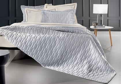 ΣΕΤ ΚΟΥΒΕΡΛΙ MICROSATIN KING SIZE 240X250ΕΚ. BRICK SILVER (ΧΡΩΜΑ: ΑΣΗΜΙ , ΜΕΓΕΘΟΣ: KING SIZE, ΥΦΑΣΜΑ: MICROSATIN) - - 5206480667848 GUY LAROCHE