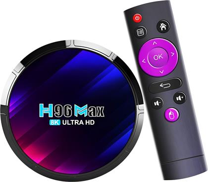 MEDIA PLAYER MAX 4/32GB 8K - ΜΑΥΡΟ H96