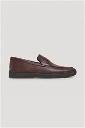 ΑΝΔΡΙΚΑ ΔΕΡΜΑΤΙΝΑ LOAFERS ''PETER ORIGIN'' - HMS21405 ΚΑΦΕ HACKETT