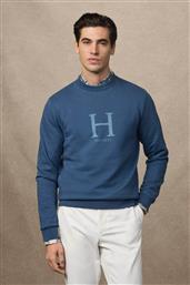 ΑΝΔΡΙΚΗ ΜΠΛΟΥΖΑ ΦΟΥΤΕΡ ΜΕ MONOGRAM PRINT CLASSIC FIT - HM5800002 ΜΠΛΕ ΣΚΟΥΡΟ HACKETT