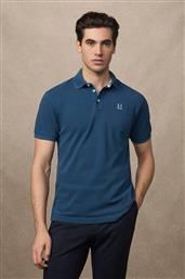ΑΝΔΡΙΚΗ ΜΠΛΟΥΖΑ ΠΟΛΟ ΠΙΚΕ ΜΕ ΚΕΝΤΗΜΕΝΟ MONOGRAM CLASSIC FIT - HM5600001 ΜΠΛΕ ΣΚΟΥΡΟ HACKETT