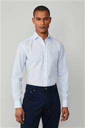 ΑΝΔΡΙΚΟ ΠΟΥΚΑΜΙΣΟ ΜΕ ΜΙΚΡΟΣΧΕΔΙΟ TAILORED FIT - HM3010355 ΜΠΛΕ ΑΝΟΙΧΤΟ HACKETT
