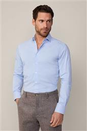 ΑΝΔΡΙΚΟ ΠΟΥΚΑΜΙΣΟ ΜΕ ΡΙΓΕ ΣΧΕΔΙΟ TAILORED FIT - HM3010095 ΜΠΛΕ ΑΝΟΙΧΤΟ HACKETT