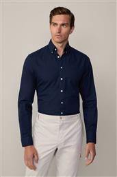 ΑΝΔΡΙΚΟ ΠΟΥΚΑΜΙΣΟ OXFORD BUTTON DOWN ΜΕ ΚΕΝΤΗΜΕΝΟ ΛΟΓΟΤΥΠΟ TAILORED FIT - HM3010028 ΜΠΛΕ ΣΚΟΥΡΟ HACKETT