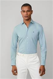 ΑΝΔΡΙΚΟ ΠΟΥΚΑΜΙΣΟ POPLIN ΜΕ ΚΕΝΤΗΜΕΝΟ ΛΟΓΟΤΥΠΟ TAILORED FIT - HM3010359 ΣΙΕΛ HACKETT