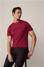 ΑΝΔΡΙΚΟ T-SHIRT ΜΕ ΚΕΝΤΗΜΕΝΟ ΛΟΓΟΤΥΠΟ CLASSIC FIT ''HERITAGE'' - HM500841 ΜΠΟΡΝΤΟ HACKETT