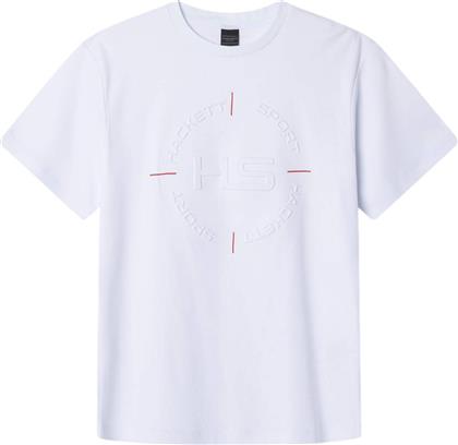 ΑΝΔΡΙΚΟ T-SHIRT ΜΕ LOGO GRAPHIC PRINT CLASSIC FIT - HM500899 ΛΕΥΚΟ HACKETT