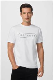 ΑΝΔΡΙΚΟ T-SHIRT ΜΕ LOGO PRINT CLASSIC FIT - HM5000007 ΛΕΥΚΟ HACKETT