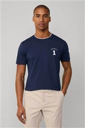 ΑΝΔΡΙΚΟ T-SHIRT ΜΕ LOGO PRINT CLASSIC FIT - HM500894 ΜΠΛΕ ΣΚΟΥΡΟ HACKETT από το NOTOS