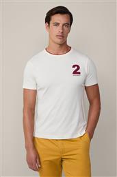 ΑΝΔΡΙΚΟ T-SHIRT ΜΕ ΛΟΓΟΤΥΠΟ CLASSIC FIT ''HERITAGE'' - HM500848 ΛΕΥΚΟ HACKETT