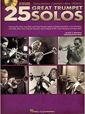 25 GREAT TRUMPET SOLOS BOOK / CD HAL LEONARD