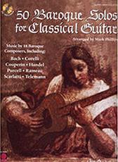 50 BAROQUE SOLOS FOR CLASSICAL GUITAR HAL LEONARD