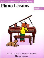 STUDENT PIANO LIBRARY - PIANO LESSONS BOOK 2 HAL LEONARD