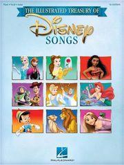 THE ILLUSTRATED TREASURY OF DISNEY SONGS-7TH EDITION FOR PIANO , VOCAL AND GUITAR HAL LEONARD