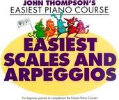 THOMPSON'S JOHN, EASIEST PIANO COURSE - SCALES & ARPEGGIOS HAL LEONARD