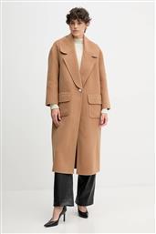 ΜΑΛΛΙΝΟ ΠΑΛΤΟ ΧΡΩΜΑ: ΚΑΦΕ, 58MC742A HALE BOB