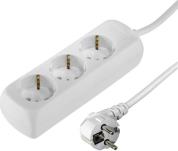 108842 3-WAY POWER STRIP, WITH CHILD PROTECTION, 5 M, WHITE HAMA
