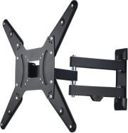 118103 FULLMOTION TV WALL BRACKET 32''-65'' WITH 2 ARMS BLACK HAMA