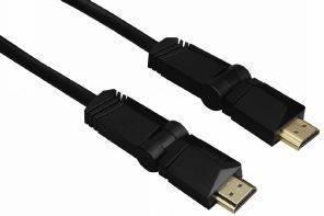 122111/83076 HIGH SPEED HDMI CABLE GOLD PLATED 3M HAMA από το PLUS4U