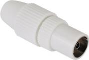 122476 COAXIAL ANTENNA CONNECTOR FEMALE JACK CLAMP TYPE WHITE HAMA