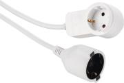 133801 POWERPLUG EARTHED EXTENSION CABLE ADDITIONAL SOCKET 3.0 M WHITE HAMA