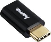 135723 USB-C ADAPTER USB 2.0, USB-C PLUG - MICRO-USB-B SOCKET BLACK HAMA