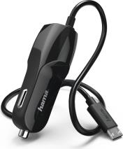 173671 CAR CHARGER MICRO USB 1 A BLACK HAMA από το e-SHOP