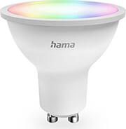 176642 SMART WLAN LED LAMP GU10 4.9W RGBW FOR VOICE / APP CONTROL HAMA