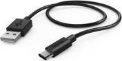 178329 CHARGING/DATA CABLE, USB TYPE-C, 0.6 M, BLACK HAMA