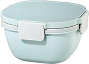 181584 XAVAX SALAD BOX TO GO, DRESSING CONTAINER, TOPPER 3 COMPARTMENTS, CUTLERY, 1.4 L HAMA