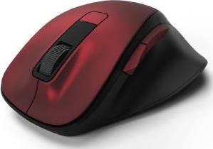182634 MW-500 OPTICAL 6-BUTTON WIRELESS MOUSE, RED/BLACK HAMA