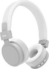 184085 FREEDOM LIT HEADPHONES ONEAR FOLDABLE WITH MICROPHONE WHITE HAMA