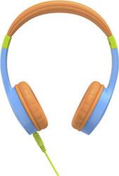 184106 KIDS GUARD CHILDREN'S HEADPHONES ON-EAR VOLUME LIMITER FLEXIBLE BLUE HAMA