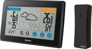 186314 TOUCH WEATHER STATION BLACK HAMA
